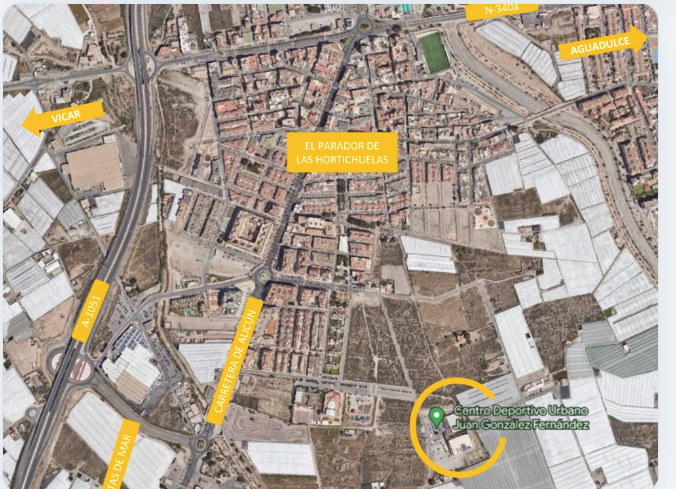 Mapa de Centro Deportivo Urbano Juan González Fernández