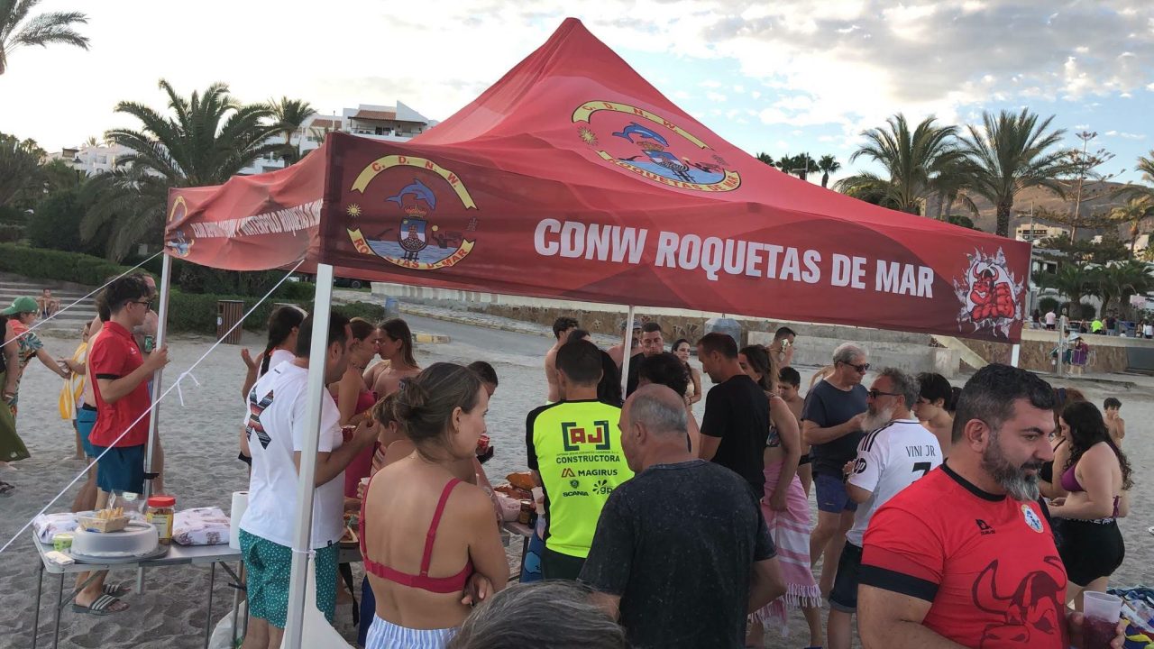 El CDNW Roquetas celebra su 22º aniversario con una jornada de convivencia en Aguadulce